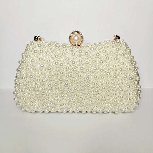 Pearl Affair Evening Clutch Bag