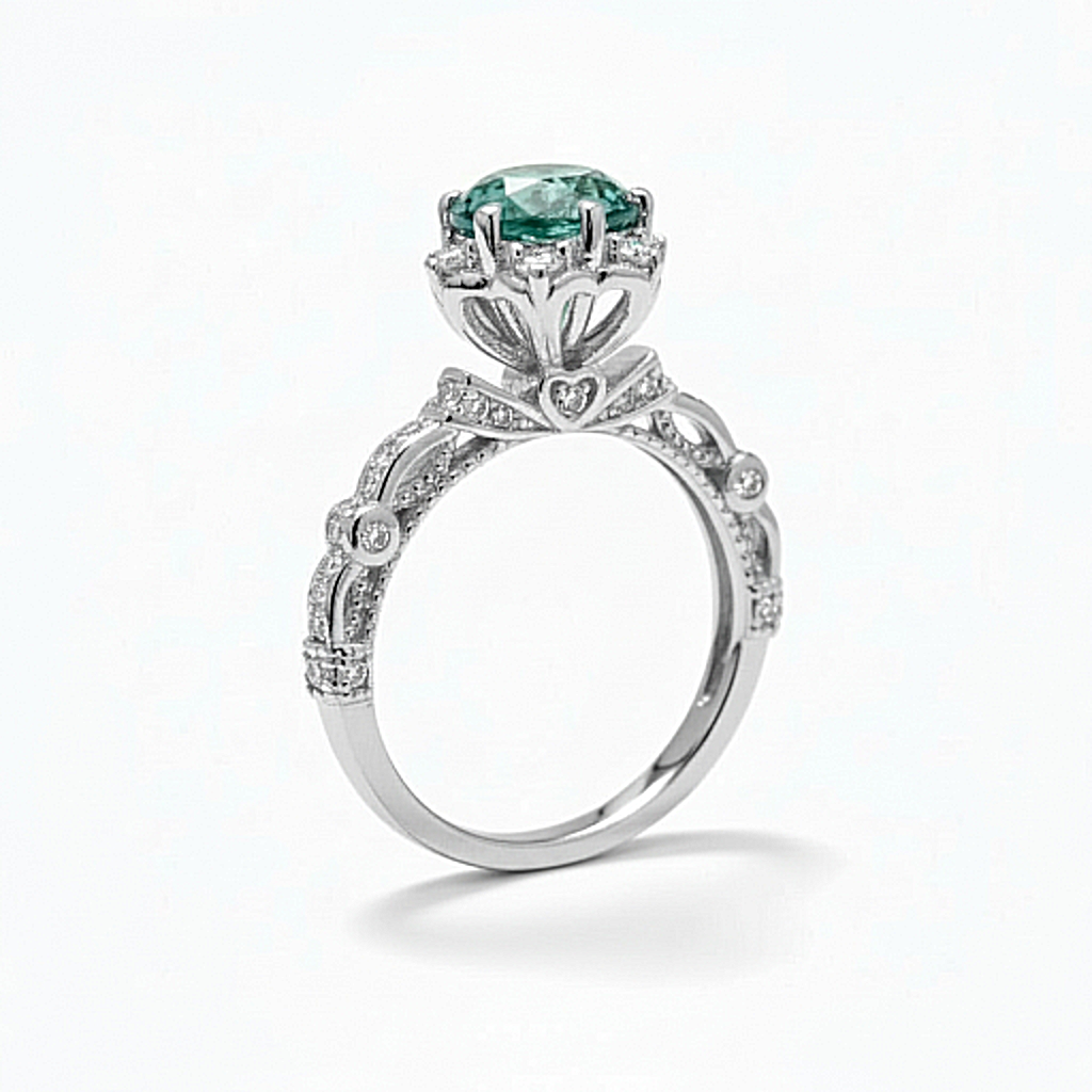 Georgian Moissanite Ring S925