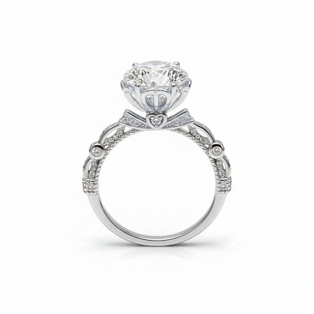 Georgian Moissanite Ring S925