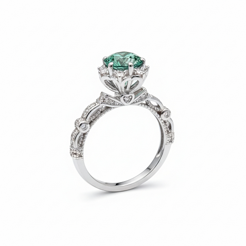 Georgian Moissanite Ring S925